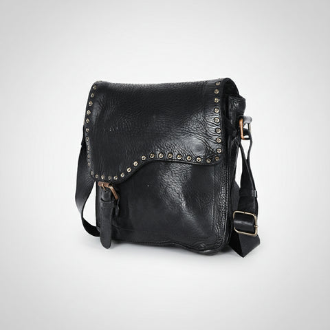 Valmonte - Riveted Messenger Bag