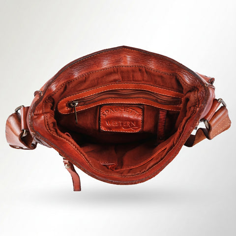 Valmonte - Riveted Messenger Bag