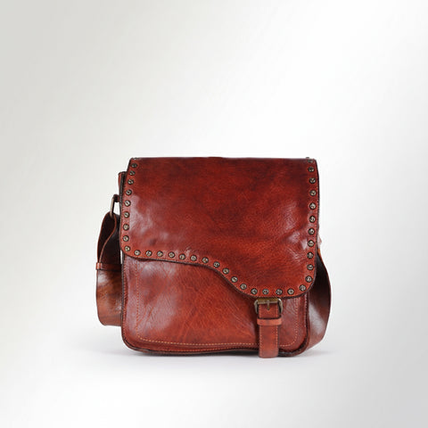 Valmonte - Riveted Messenger Bag