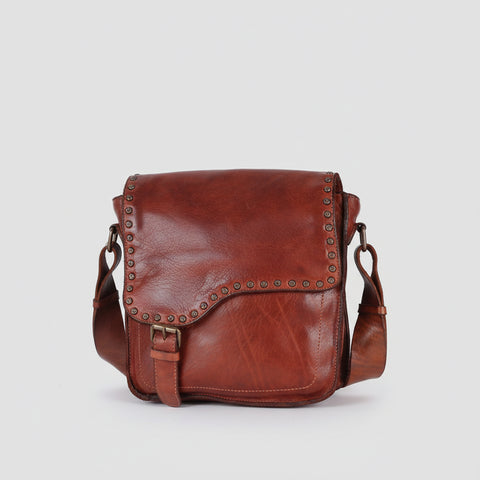 Valmonte - Riveted Messenger Bag