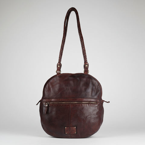 Modern Weave-Pattern Shoulder Bag