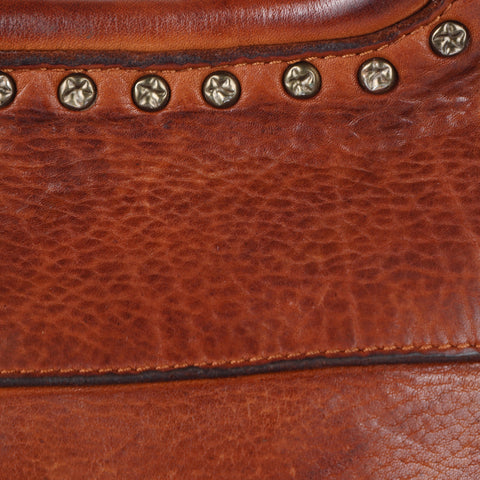 Bronzaro - Leather Studded Tote Bag