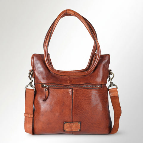 Bronzaro - Leather Studded Tote Bag