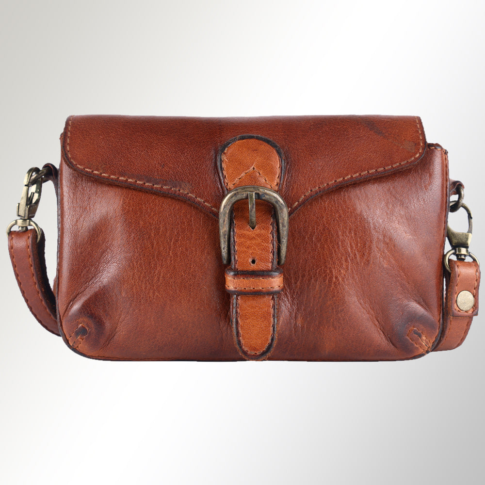 SWC201TAN Crossbody Genuine Leather women bag western Bag