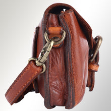 Load image into Gallery viewer, SWC201TAN Crossbody Genuine Leather women bag western Bag