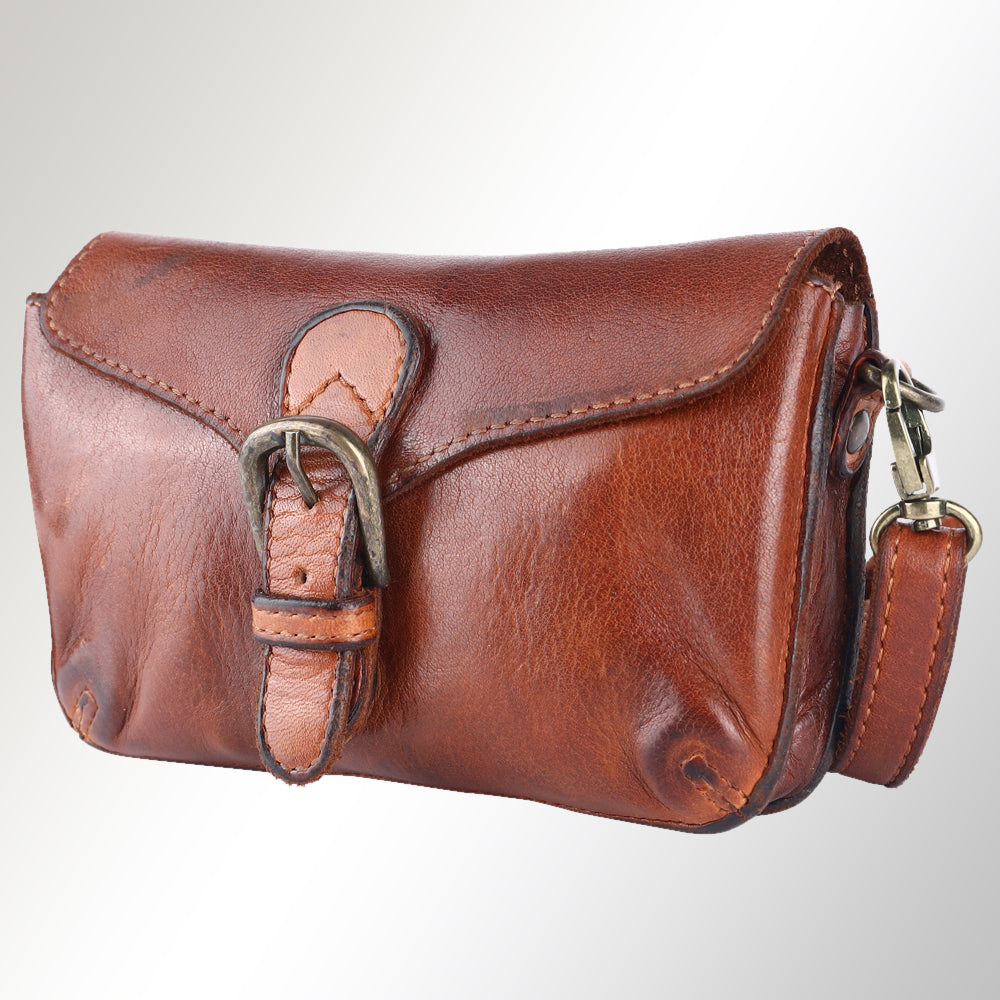 SWC201TAN Crossbody Genuine Leather women bag western Bag