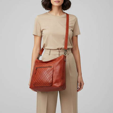 Fiorente - Full Grain Leather Shoulder Bag