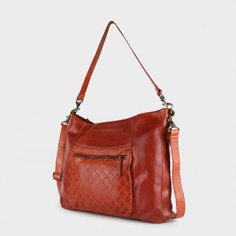Fiorente - Full Grain Leather Hobo