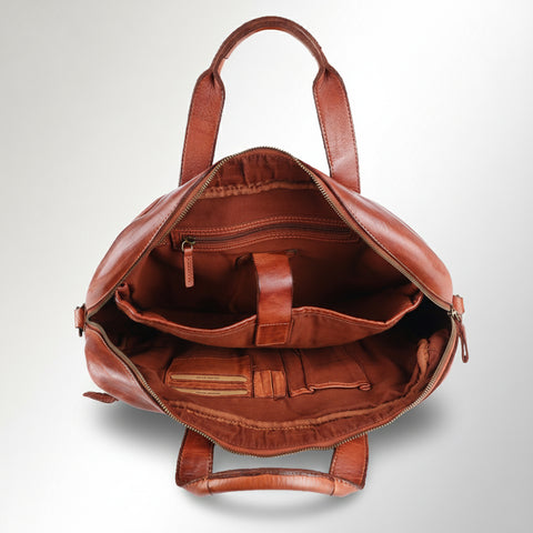 Fioralto - Full Grain Leather Briefcase