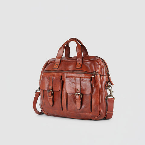 Fioralto - Full Grain Leather Briefcase