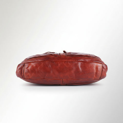 Armonia - Multi-Zip Leather Briefcase