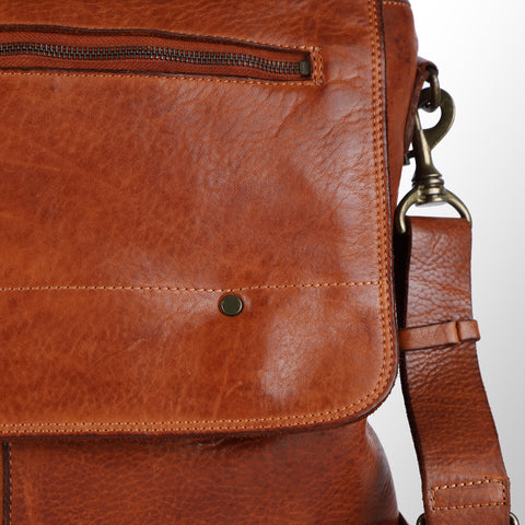 Calvino - Leather Briefcase Bag