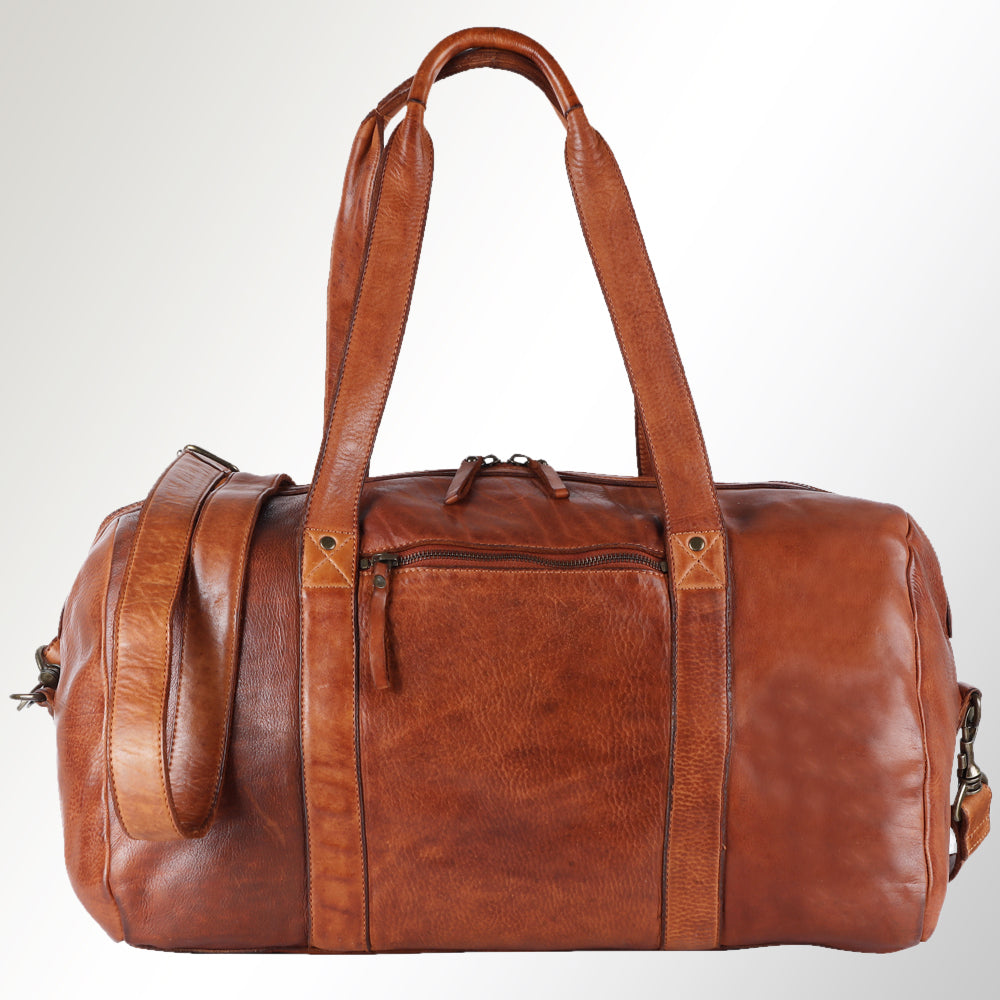 SWC413TAN Duffel Genuine Leather women bag western Bag