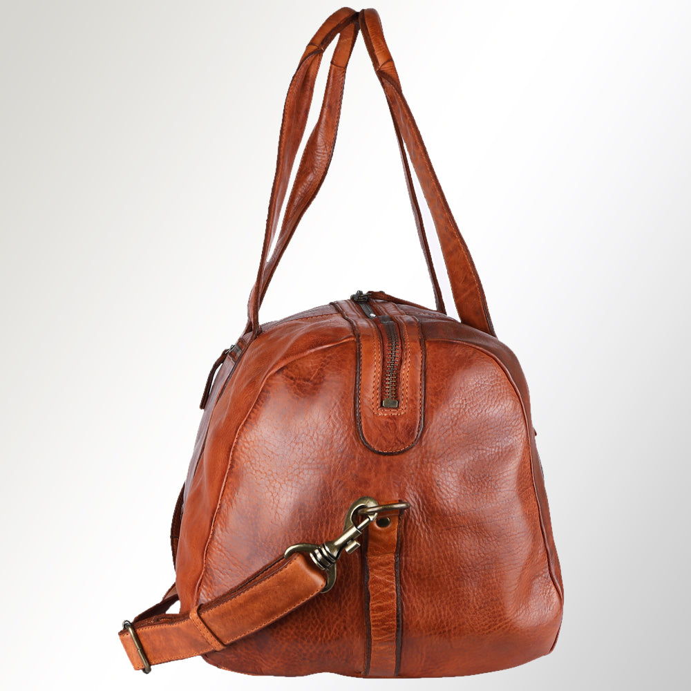 SWC413TAN Duffel Genuine Leather women bag western Bag