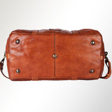 Load image into Gallery viewer, SWC413TAN Duffel Genuine Leather women bag western Bag