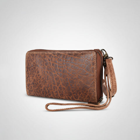 Bellarosa - Luxury Leather Continental Wristlet