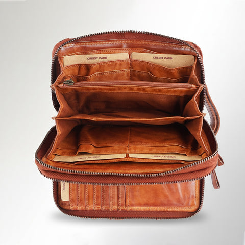 Venturia - Premium Multi-Zip Wallet