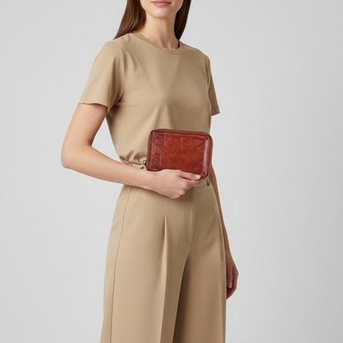 Calista - Leather Compact Organizer