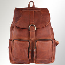 Load image into Gallery viewer, SWC427TBRN Backpack Genuine Leather women bag western Bag