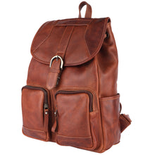 Load image into Gallery viewer, SWC427TBRN Backpack Genuine Leather women bag western Bag