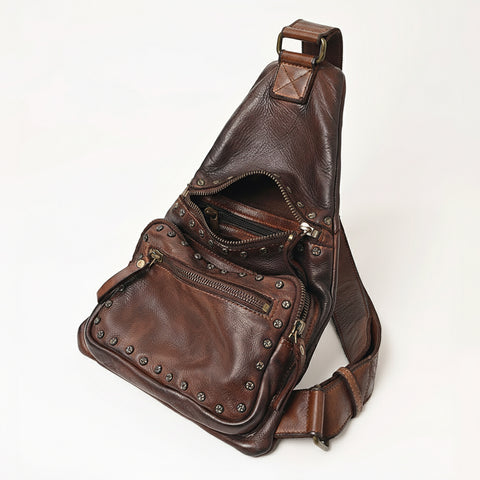 Caldera - Full Grain Leather Sling Bag