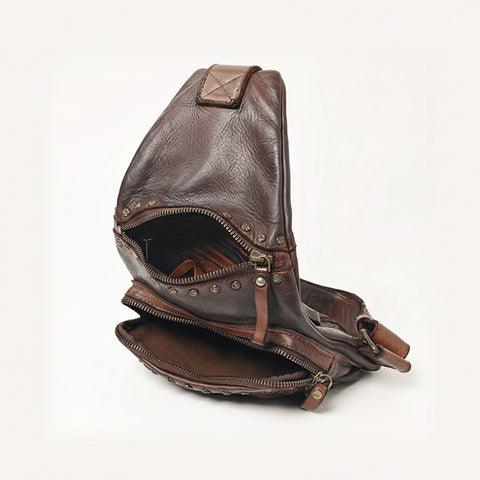 Caldera - Full Grain Leather Sling Bag