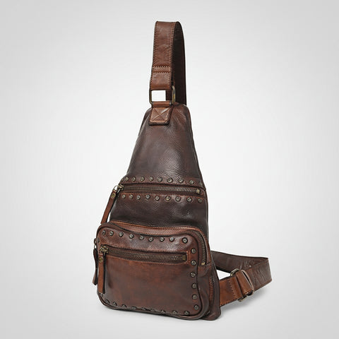 Caldera - Full Grain Leather Sling Bag