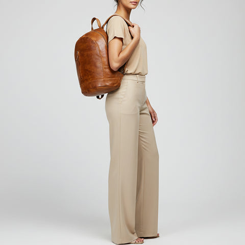 Stallara - Luxury Leather Commuter Backpack