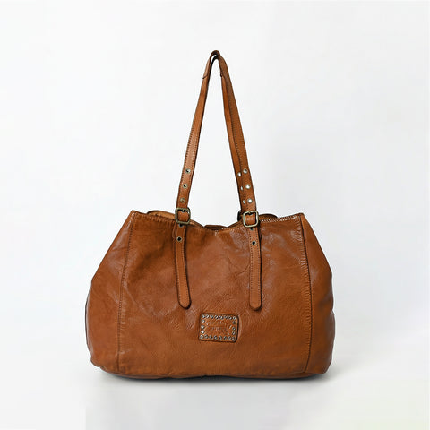 Pelloro - Leather Woven Tote Bag