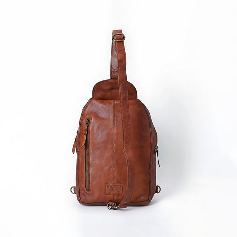 Rosamira - Full Grain Leather Commuter Sling