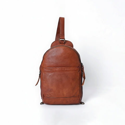 Rosamira - Full Grain Leather Commuter Sling