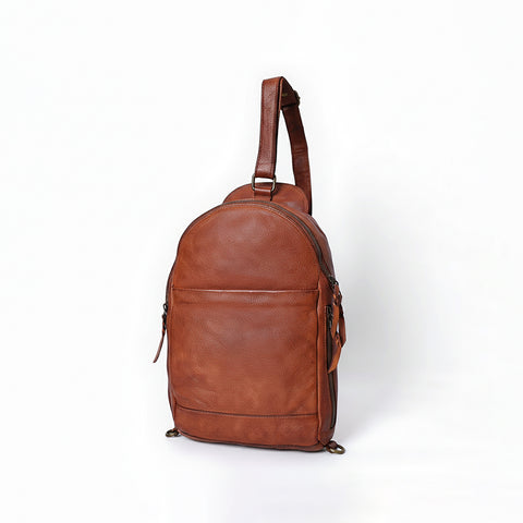 Rosamira - Full Grain Leather Commuter Sling
