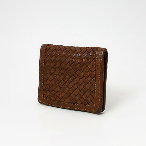 Cavellia - Leather Woven Wallet
