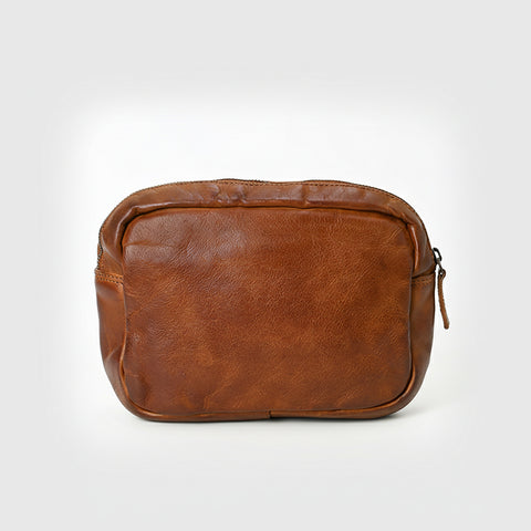 Montavio - Leather Basket Weave Clutch