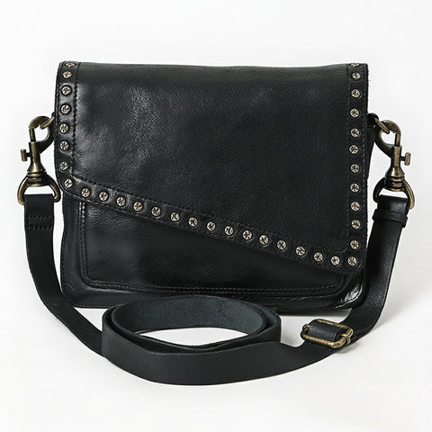 Studded Flap Western Crossbody