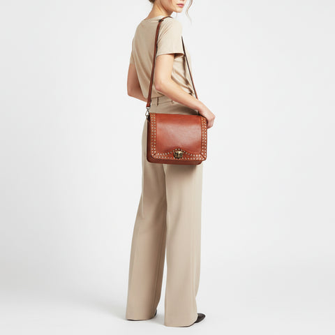 Cuorina - Full Grain Leather Cross Body