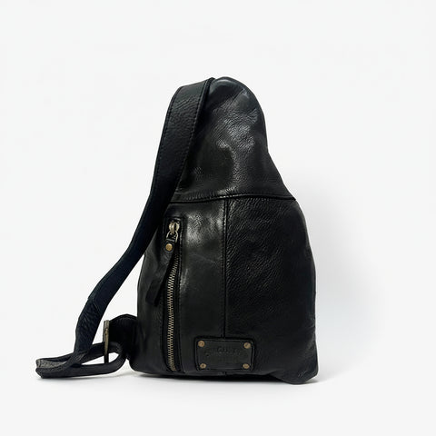 SWL155BLK  Sling Genuine Leather Women Bag Western Handbag
