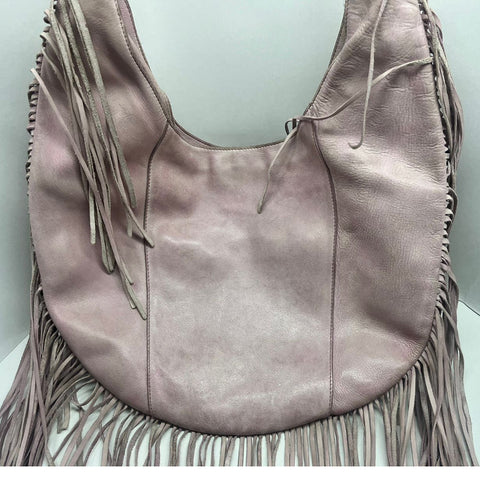 Signature Side-Fringe Hobo Bag