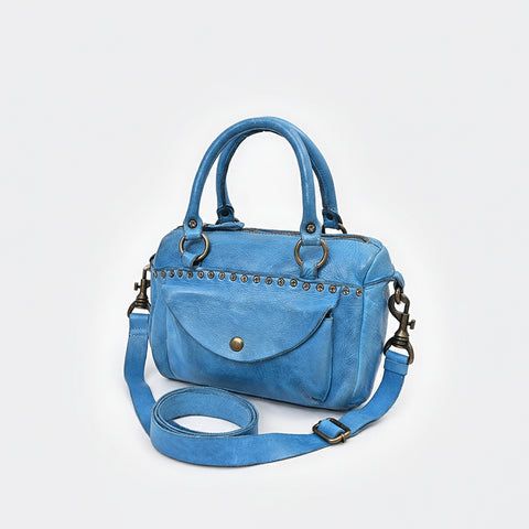 Caventina - Leather Riveted Tote Bag