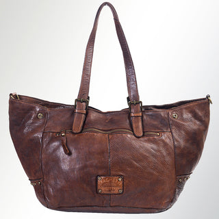 SWC126BRN Tote Genuine Leather women bag western Bag
