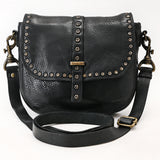 SWC155BLK Crossbody Genuine Western Leather Women Bag