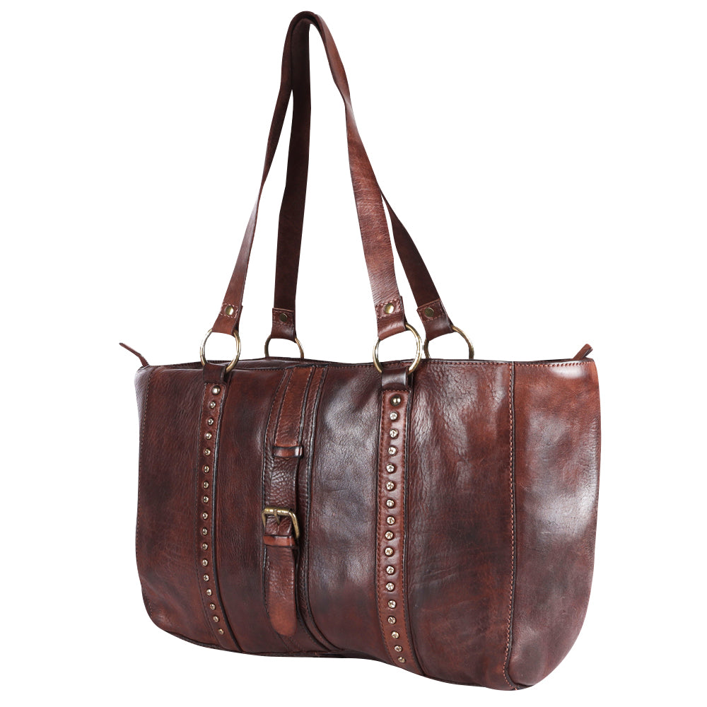 SWC186BRN Tote Genuine Leather women bag western Bag