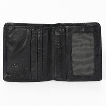 Load image into Gallery viewer, SWC444BLK Wallet Genuine Leather women bag western Bag