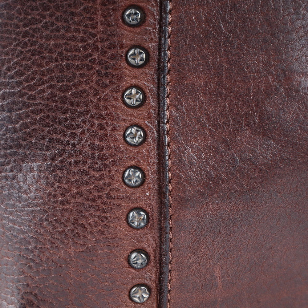 LC-SWC140BRN Hobo Genuine Leather women bag western Bag