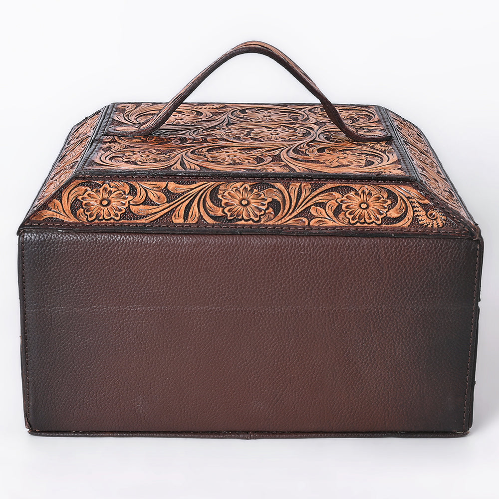 ADBGA523 Jewelry Case Genuine Western Leather Women Bag
