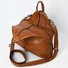 Load image into Gallery viewer, SWC194TAN Crossbody Genuine Leather women bag western Bag